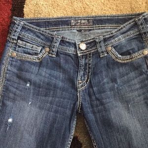 Silver Twisted Capri